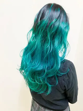 セミロング カラー パーマ ヘアアレンジ メンズ キッズ ネイル マツエク・マツパ 新宿駅近♡友達とOK 🦋W -ワット -のヘアスタイル