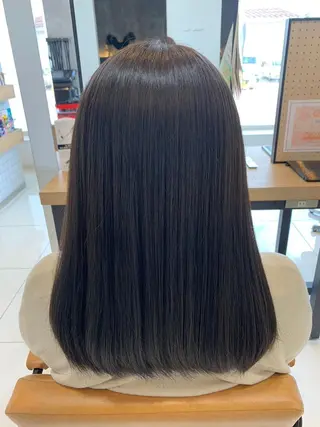 セミロング ルクール柏崎店　亀山 由樹のヘアスタイル