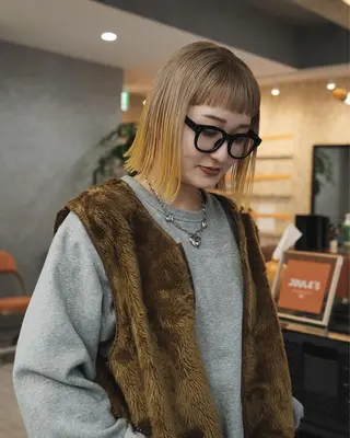 ミディアム カラー 栄・伏見 JOULE'Sのヘアスタイル