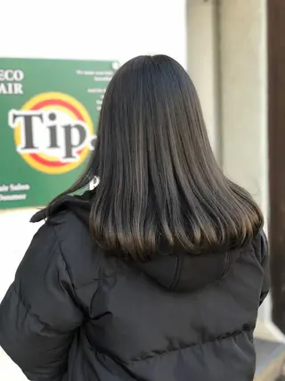 ロング 國次 夕貴のヘアスタイル