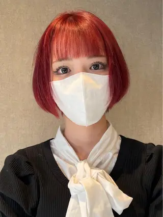 ショート カラー さと ちはるのヘアスタイル