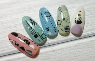 ネイル 柴田 彩のネイルデザイン