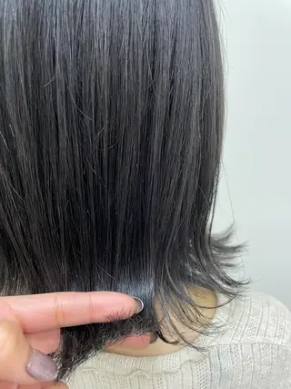 セミロング カラー Hana ♡ marshu梅田のヘアスタイル