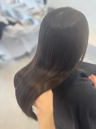 ロング 鍋田 月花のヘアスタイル