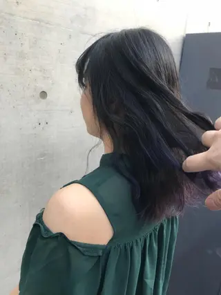 セミロング カラー ていねい技術No.1 🌈諏訪 健太のヘアスタイル