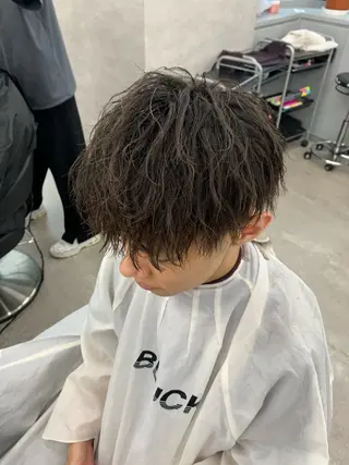 ショート カラー パーマ メンズ ⚡️メンズ特化⚡️ RYUKIのヘアスタイル
