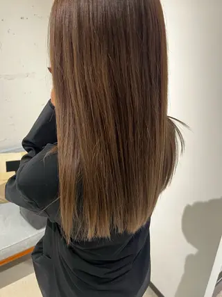 セミロング kuwabara yuunaのヘアスタイル