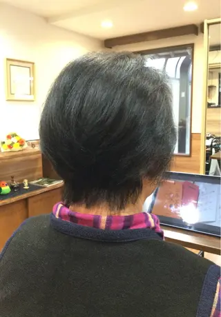 ショート カラー Annon プライベートサロンのヘアスタイル