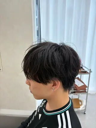 ショート メンズ 神農 慶のヘアスタイル