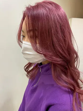 ロング 平野 優奈のヘアスタイル
