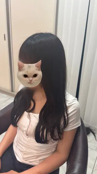 ロング 皆川 優奈のヘアスタイル