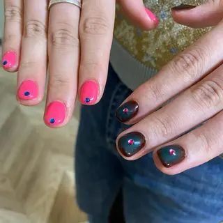 ネイル Amber21.所属・Nagahama Akariのネイルデザイン