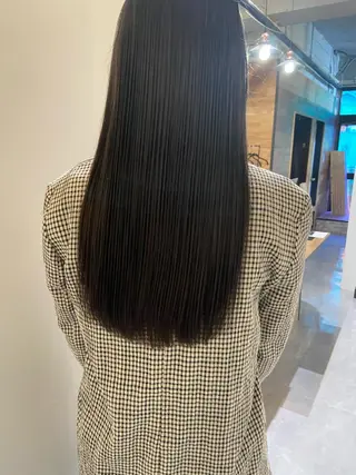 ロング カラー 田中 あやなのヘアスタイル