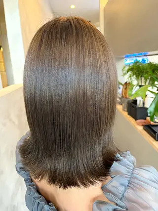 ミディアム カラー Salon de  COCO所属・Yuka /ツヤカラー✨のヘアスタイル