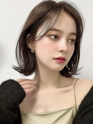 ミディアム IKU ミニボブ名古屋のヘアスタイル