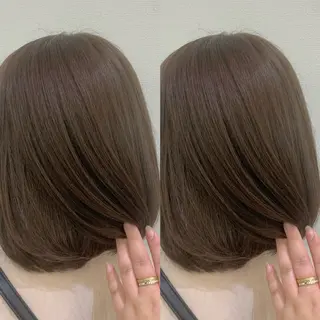 ミディアム ブリーチ無しカラー✨ 美鈴のヘアスタイル