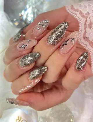 ネイル 23時まで❤︎韓国、 ワンホンネイルのネイルデザイン