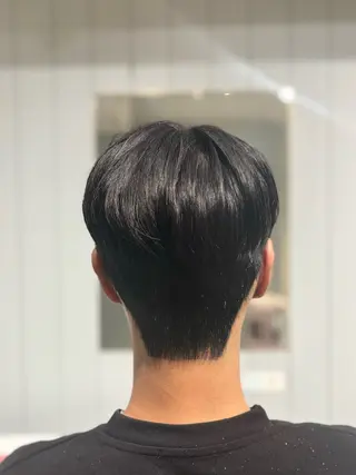 ショート パーマ メンズ 韓国メンズヘア/ ダウンパーマ/歩夢のヘアスタイル