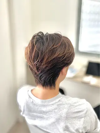 ショート パーマ AsK豊中所属・Rihito ｜AsK豊中のヘアスタイル