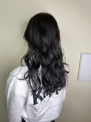 ロング カラー ハイライトカラー✨ グレージュ✨鎌倉光洋のヘアスタイル