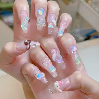 ネイル ミン ゴテゴテネイルのネイルデザイン