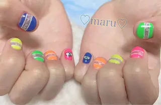 ネイル まるみ ♡のネイルデザイン