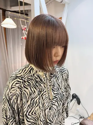 ショート ボブ/色素薄めカラー RISAのヘアスタイル