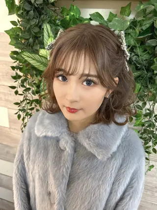 ヘアアレンジ PLUS縁所属・ヘアメイク10年から 美容師💄Anriのヘアスタイル