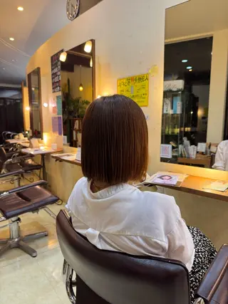 ショート hair&makeRIHGA所属・善方 心音のヘアスタイル