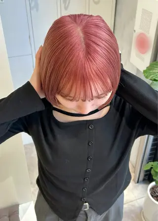 カラー ケイ/ 酸性ストレートのヘアスタイル