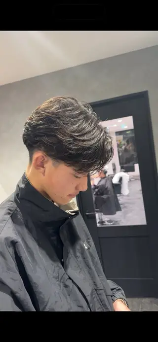 パーマ メンズ 吉田 タカスケのヘアスタイル