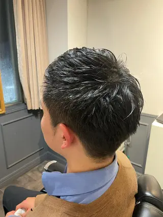 ショート LAVIE NEW STANDARD BARBER 横浜店所属・🐲日比 佳典🐲のヘアスタイル