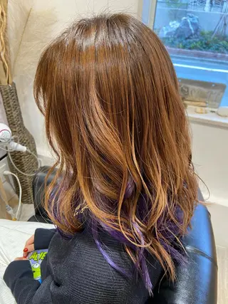 カラー 🪼高評価🪼 💎柴崎の藤咲💎のヘアスタイル