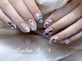 ネイル E.N🦋 長さ出し/持ち込みのネイルデザイン