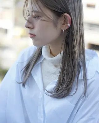 ロング カラー MARU レイヤー/パーマのヘアスタイル