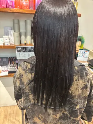 ロング ゆうこ🍀髪質改善/ ストレート/艶カラーのヘアスタイル
