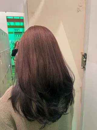 ロング カラー ハイトーンカラー/エ クステ/デザインのヘアスタイル