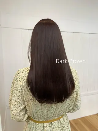 セミロング カラー パーマ ヘアアレンジ 二ヶ月綺麗が続く デザイン/星野六三四のヘアスタイル