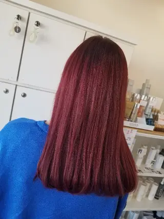 セミロング 平野 杏奈のヘアスタイル