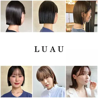ミディアム LUAU岡本店所属・ボブ/レイヤーボブ/ 竹原湧太【LUAU】のヘアスタイル