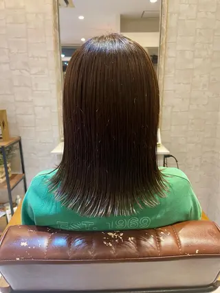 セミロング 🍭透明感カラー 志賀拓海🍬🌈のヘアスタイル