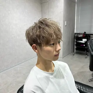 ショート カラー メンズ エースヘアー所属・エースヘアー KENTAのヘアスタイル