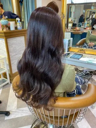 ロング レイヤーカット /透明感カラー西田のヘアスタイル