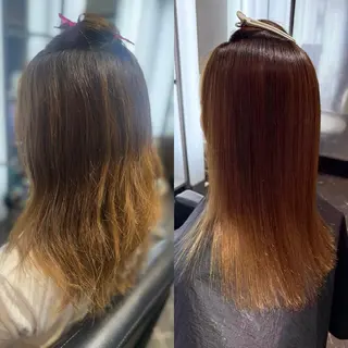 ロング LINDOTOKYO梅田所属・酸性ストレート 髪質改善大槻勇樹のヘアスタイル