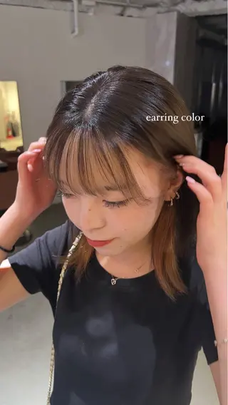 カラー EIGHT　樹梨 ／韓国ヘア🩶のヘアスタイル