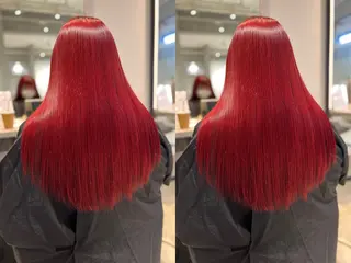 ロング カラー 髪質改善/縮毛矯正 レイヤー/松川匠のヘアスタイル