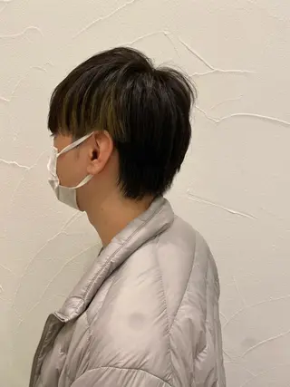 ショート カラー メンズ Ash中目黒店 榊間茜のヘアスタイル