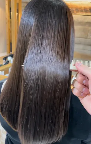 ロング カラー ヘアアレンジ ケアカラー×髪質改善 🌙OKUBO🌙のヘアスタイル