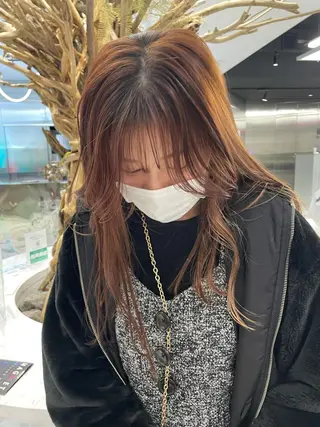 ロング カラー モモ 🍑のマツエク・マツパデザイン