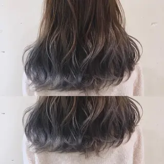 ミディアム カラー パーマ ヘアアレンジ 【ツヤ髪美容師】 ツダケイスケのヘアスタイル